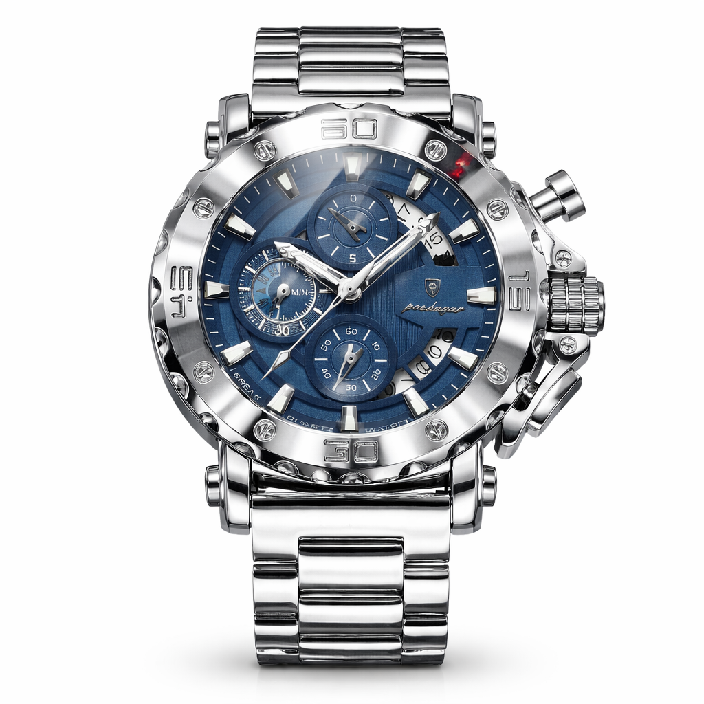 Sovereign Men's Watch, Stainless Steel Chronograph