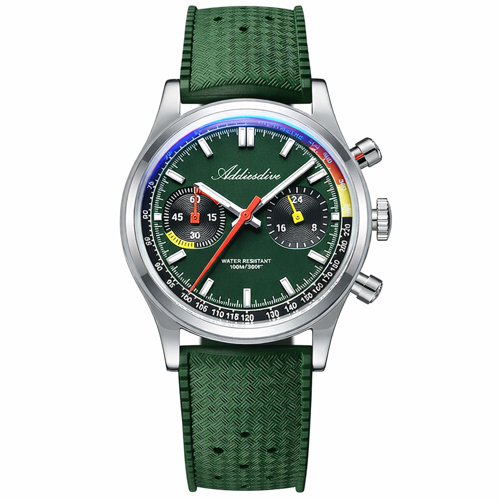 Legendary Men's Watch – Swiss Chronograph with Luminous Precision