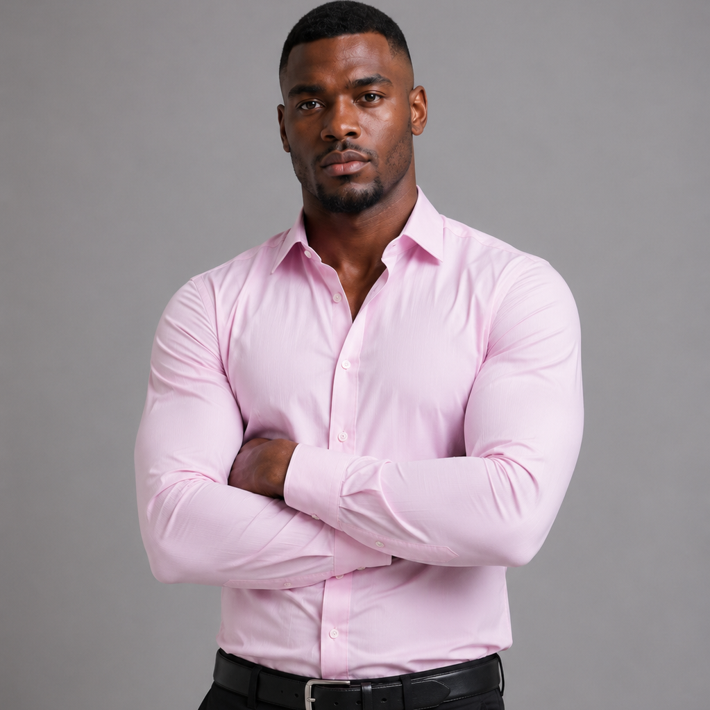 Evren Men's Polyester Dress Shirt