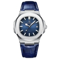 Caelum Men's Watch, Waterproof, Leather Strap