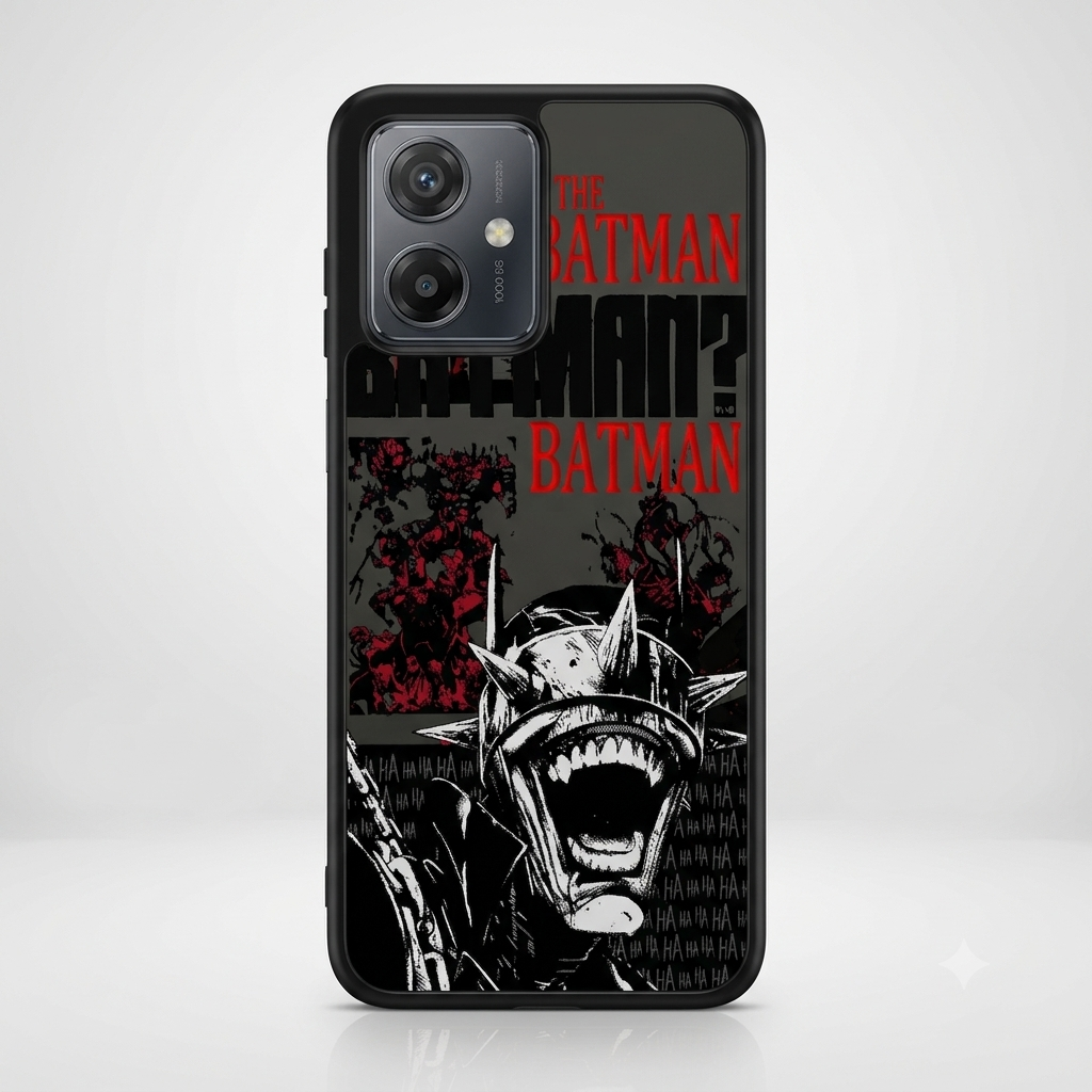 Capa de Celular Batman Motorola, TPU Silicone, Anti-Queda