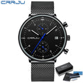 Precision Men's Watch - Japanese Movement Chronograph 1/10 Second