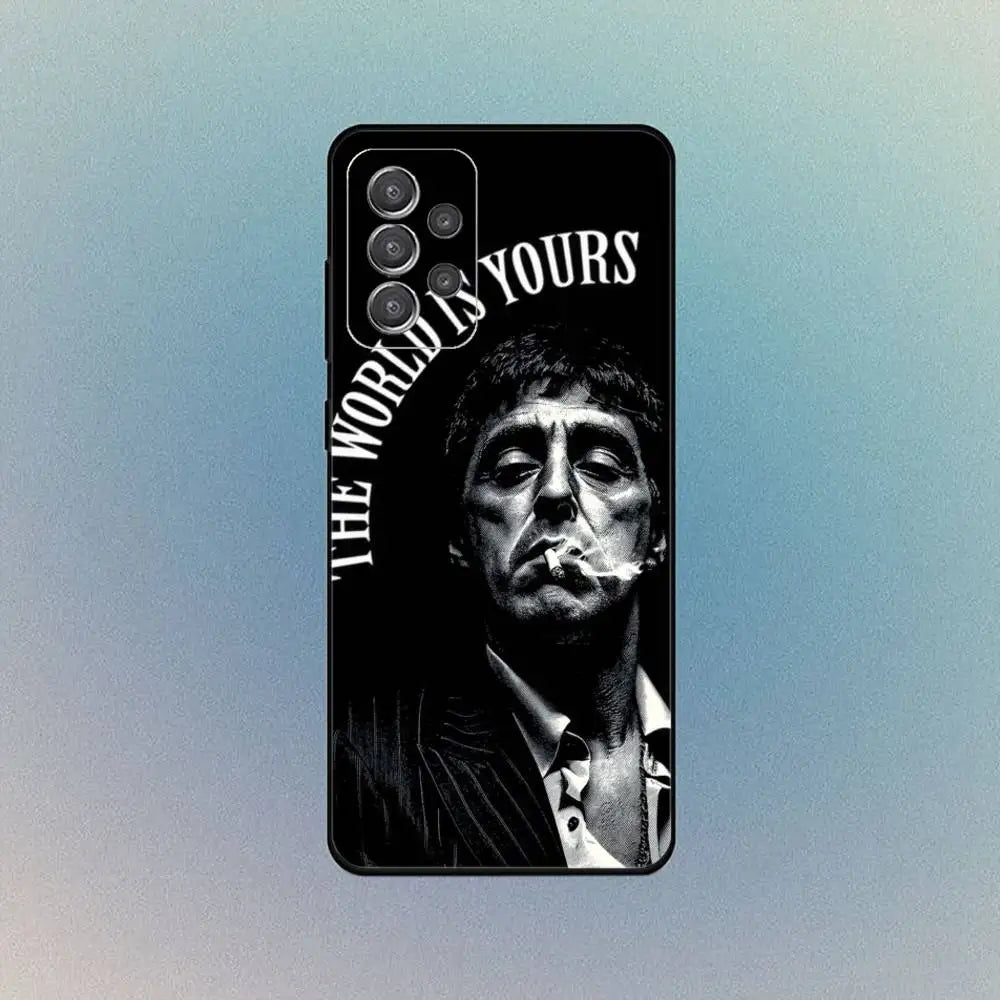 Capa Scarface pra Samsung, Silicone Anti-Arranhão