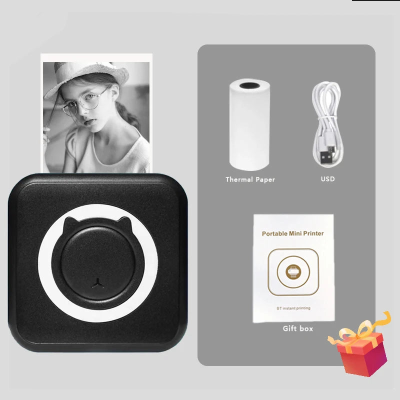 Mini Portable Bluetooth Thermal Printer – 58mm, Wireless, iOS & Android