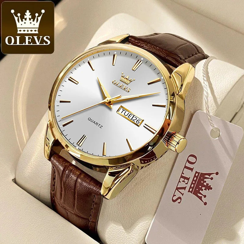 Tempus - Ultra-Slim 9mm Roman Numeral Watch & Leather Strap