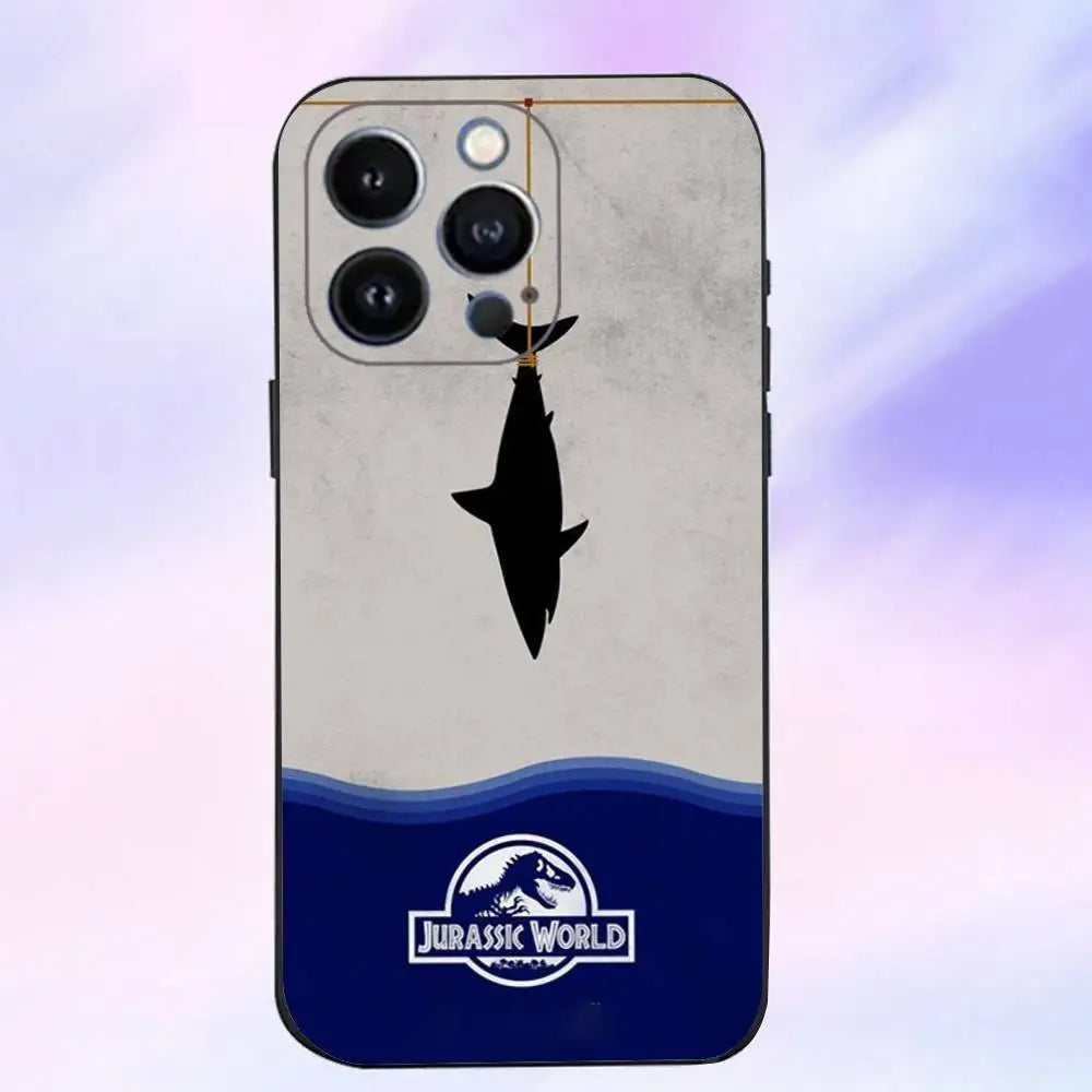 Capa Jurassic para IOS, TPU Silicone, Anti-Queda