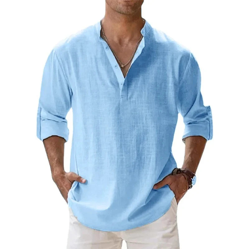 Men's Avel Cotton Linen Shirt