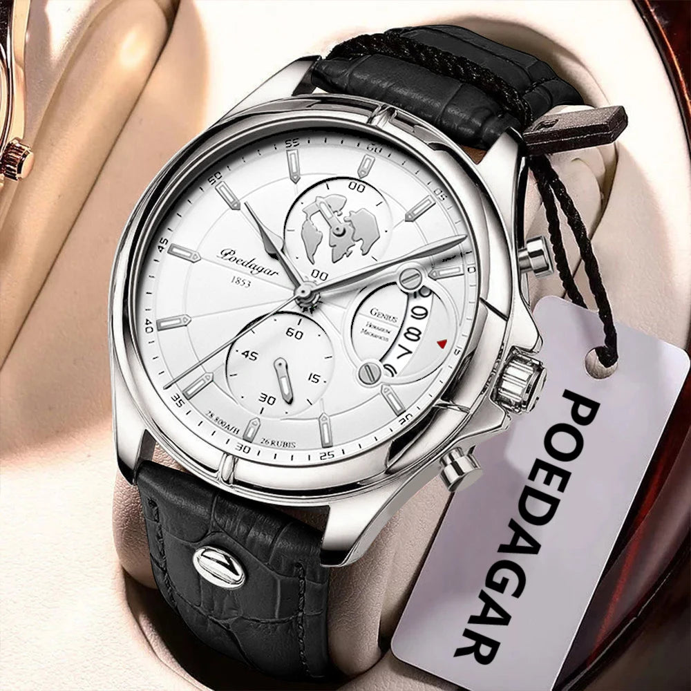 Heritage Men's Watch – World Map Dial Explorer Classic Edition