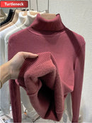 NÉVORA PLUSH, Women's Turtleneck Sweater