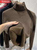 NÉVORA PLUSH, Women's Turtleneck Sweater