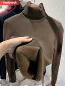 NÉVORA PLUSH, Women's Turtleneck Sweater
