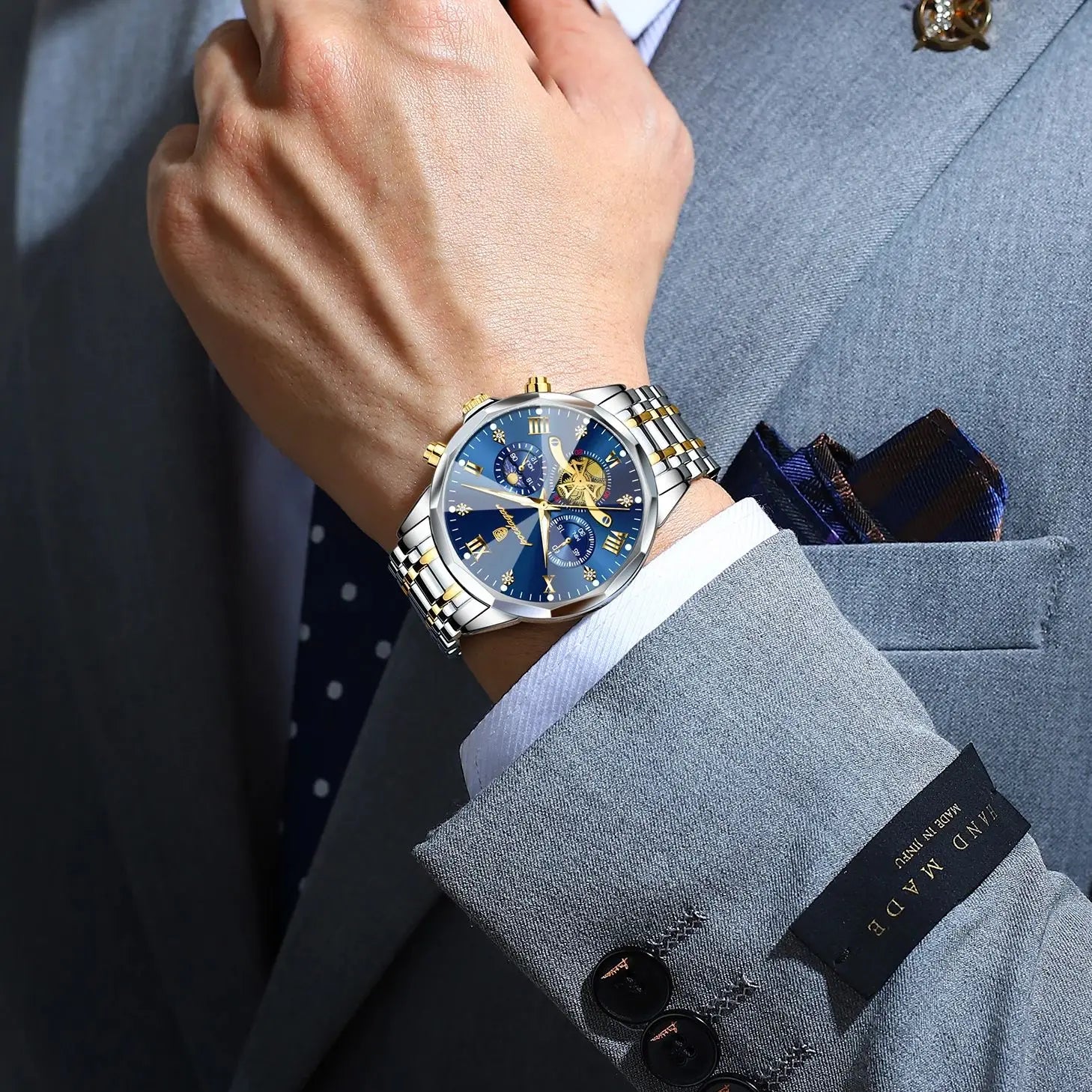 Imperium Men's Watch, Chronograph with Roman Numerals