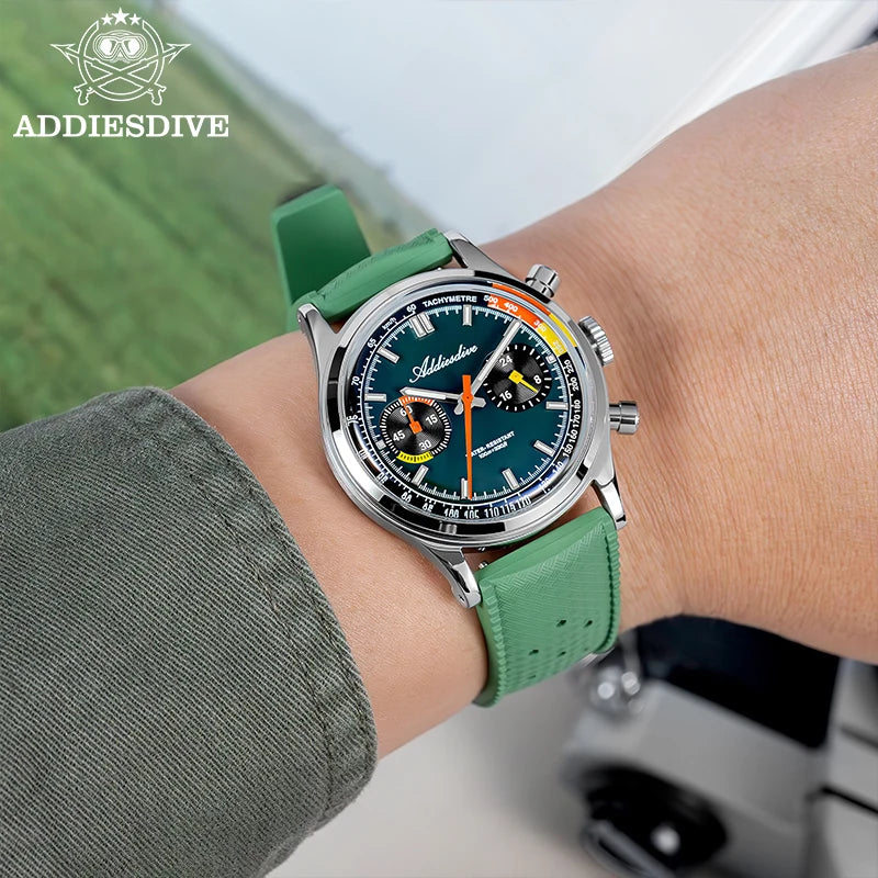 Legendary Men's Watch – Swiss Chronograph with Luminous Precision