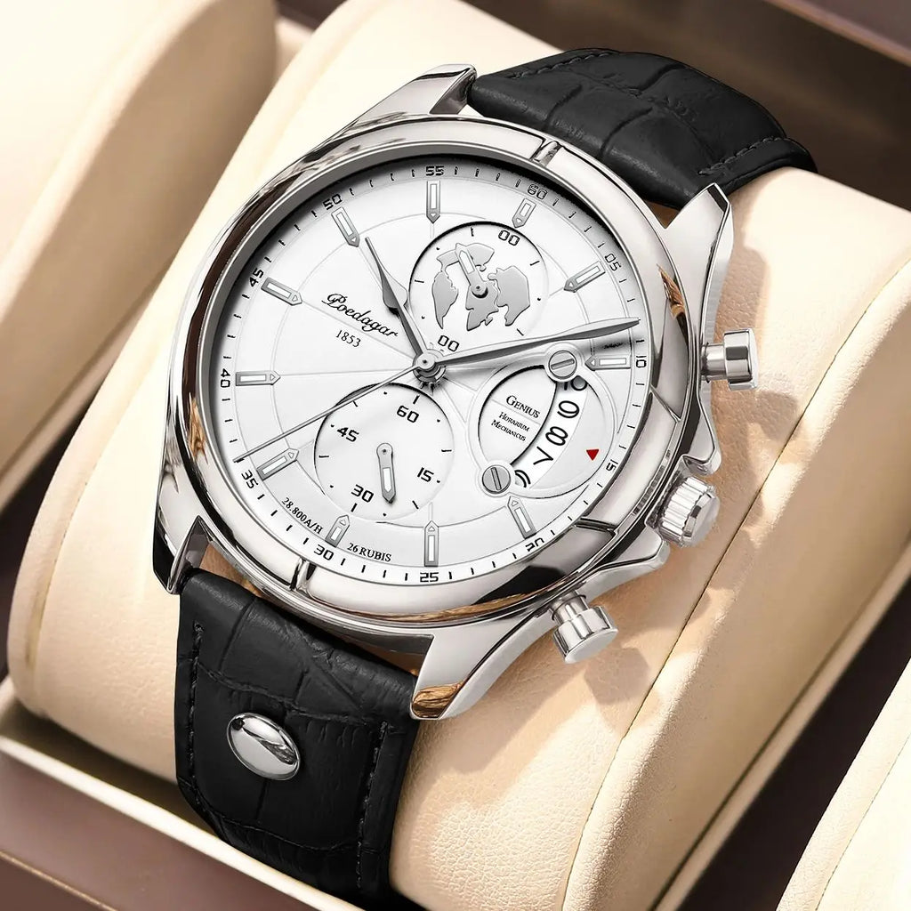 Heritage Men's Watch – World Map Dial Explorer Classic Edition