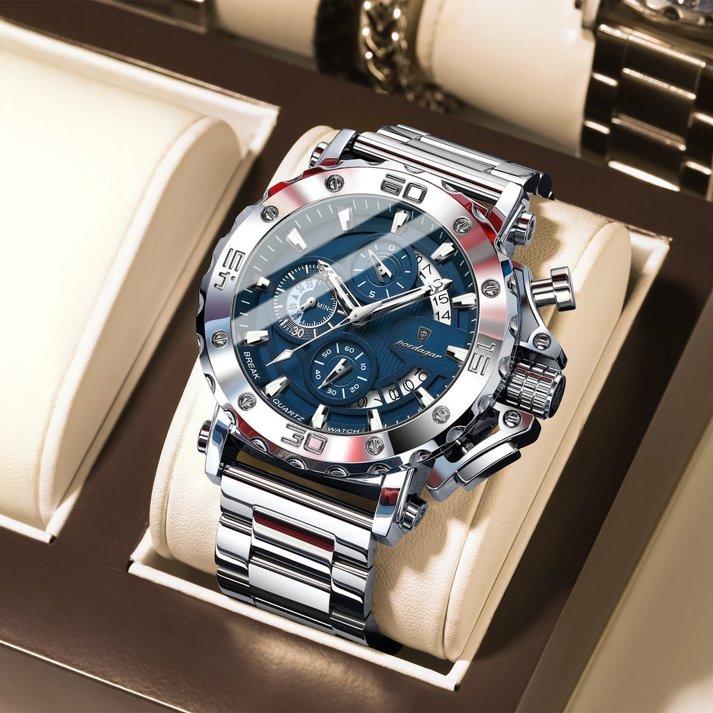 Sovereign Men's Watch, Stainless Steel Chronograph