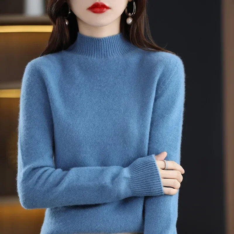 ÉVORA ESSENCE, Women's Turtleneck Sweater