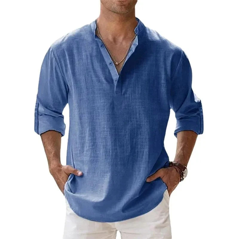 Men's Avel Cotton Linen Shirt