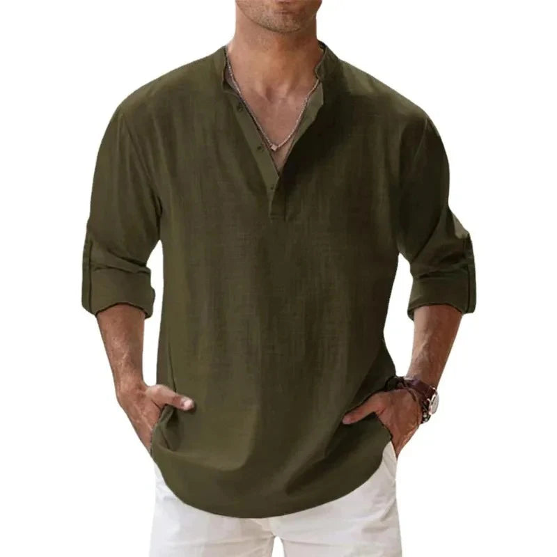 Men's Avel Cotton Linen Shirt