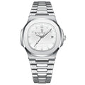 POEDAGAR 613 — Square Luxury Men's Watch, Luminous, Waterproof