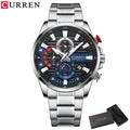 Epic, Minimalist Chronograph Steel Timepiece