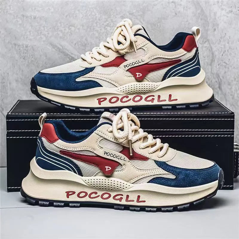 Men's Breathable Outdoor Trainers, Anti-Odour Summer Casual Shoes