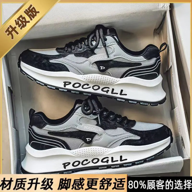 Men's Breathable Outdoor Trainers, Anti-Odour Summer Casual Shoes