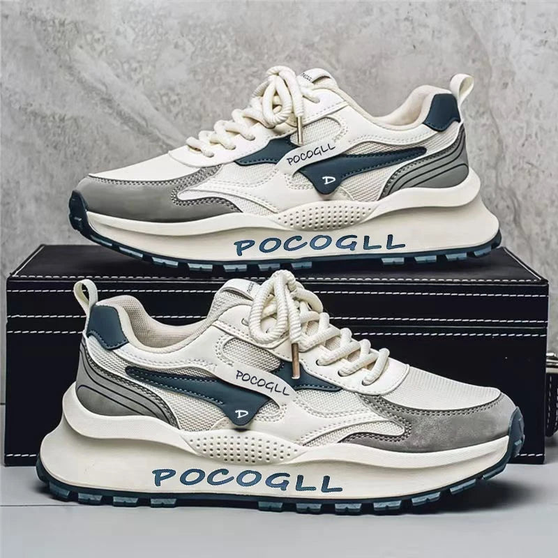 Men's Breathable Outdoor Trainers, Anti-Odour Summer Casual Shoes