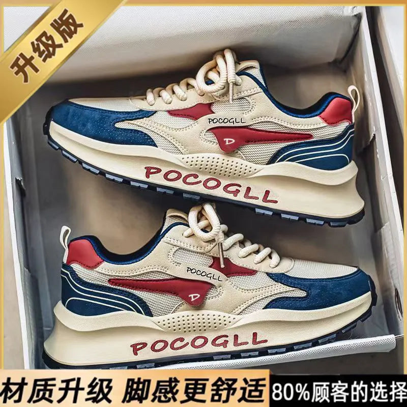 Men's Breathable Outdoor Trainers, Anti-Odour Summer Casual Shoes