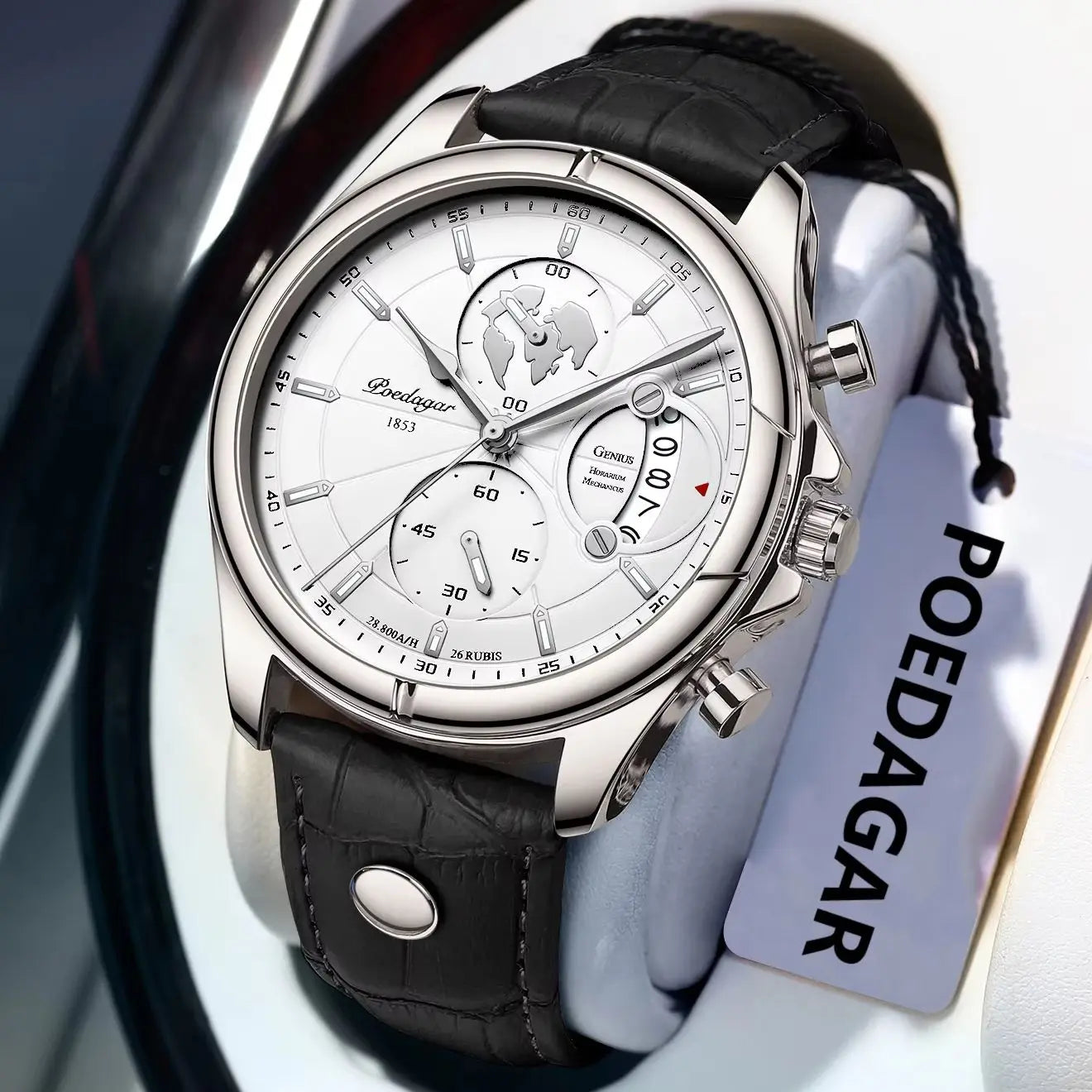 Heritage Men's Watch – World Map Dial Explorer Classic Edition