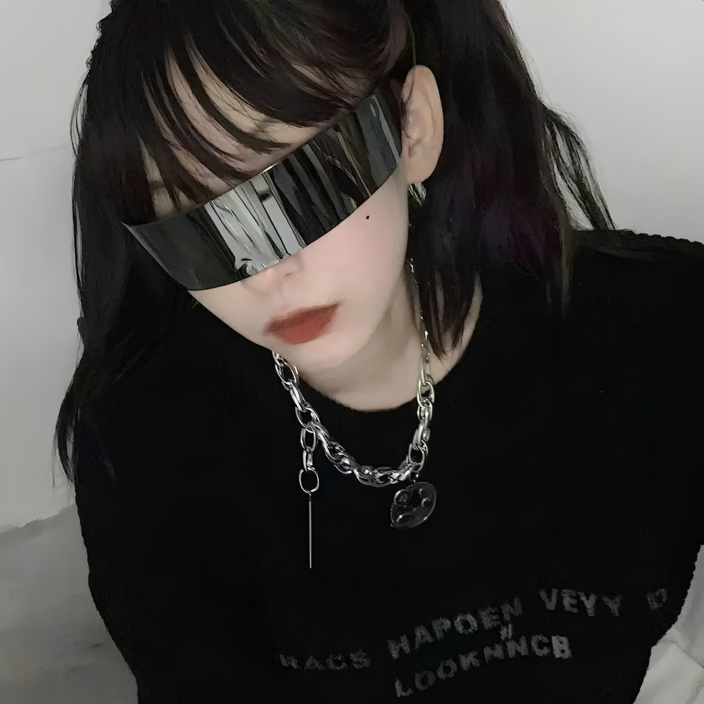 VOID - Unisex Rimless Sunglasses Y2K The CyberPunk you need