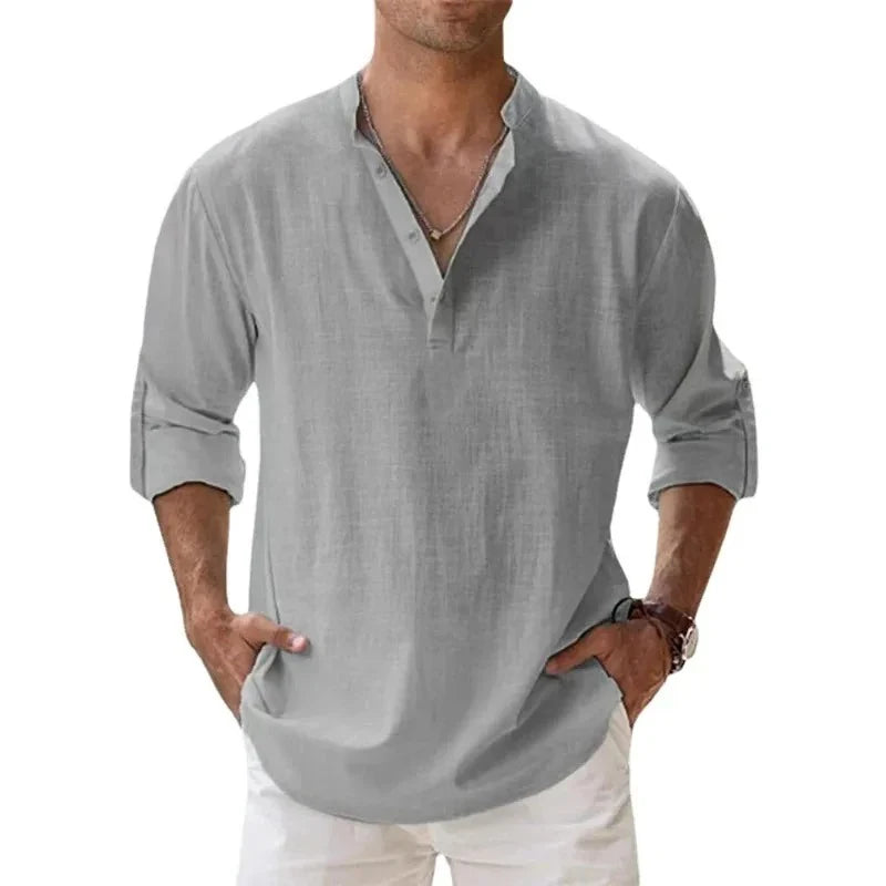 Men's Avel Cotton Linen Shirt