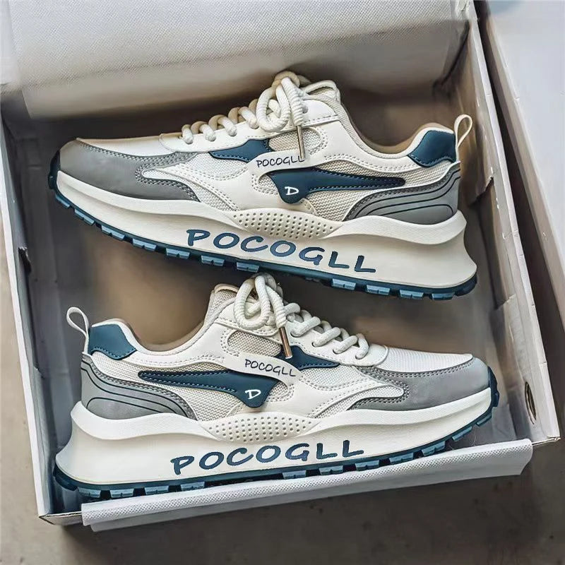 Men's Breathable Outdoor Trainers, Anti-Odour Summer Casual Shoes