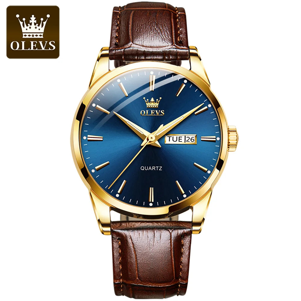 Tempus - Ultra-Slim 9mm Roman Numeral Watch & Leather Strap