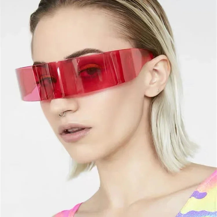 VOID - Unisex Rimless Sunglasses Y2K The CyberPunk you need