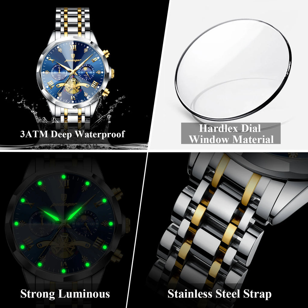 Imperium Men's Watch, Chronograph with Roman Numerals