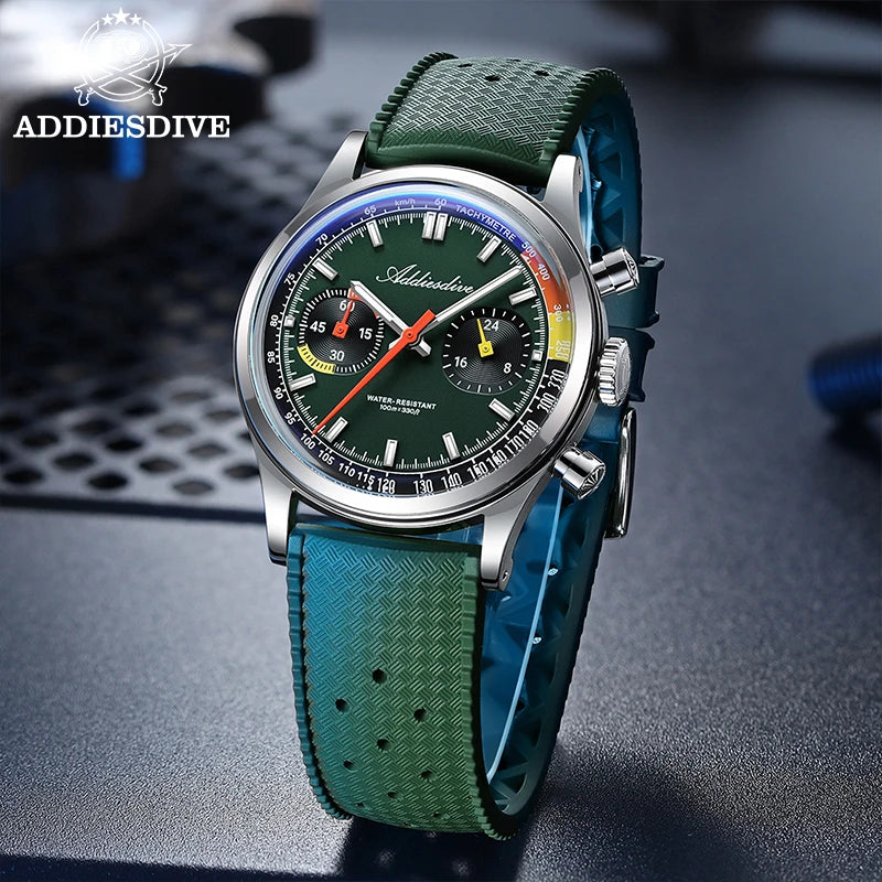 Legendary Men's Watch – Swiss Chronograph with Luminous Precision