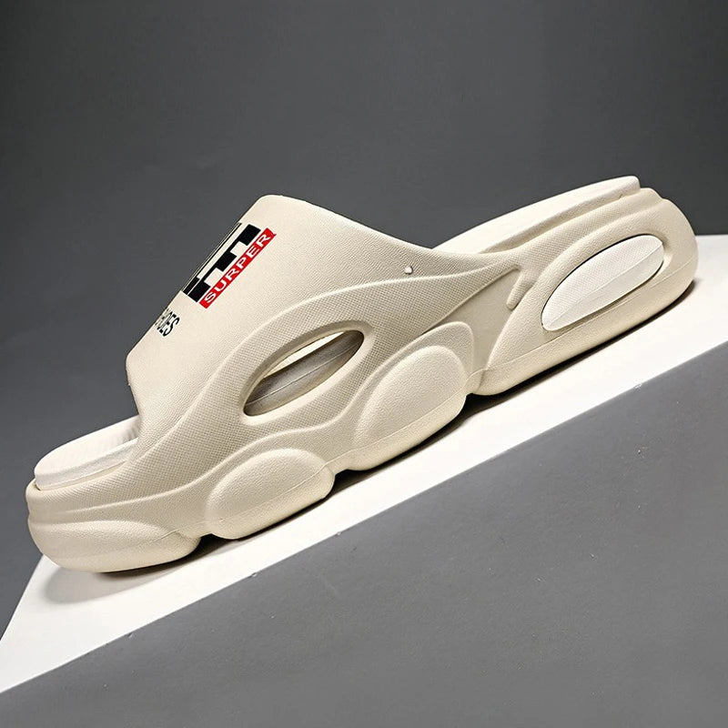 Bloc - Thick-Sole EVA Slide with Patchwork Detail