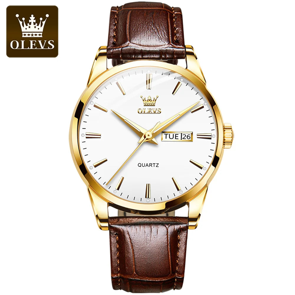 Tempus - Ultra-Slim 9mm Roman Numeral Watch & Leather Strap
