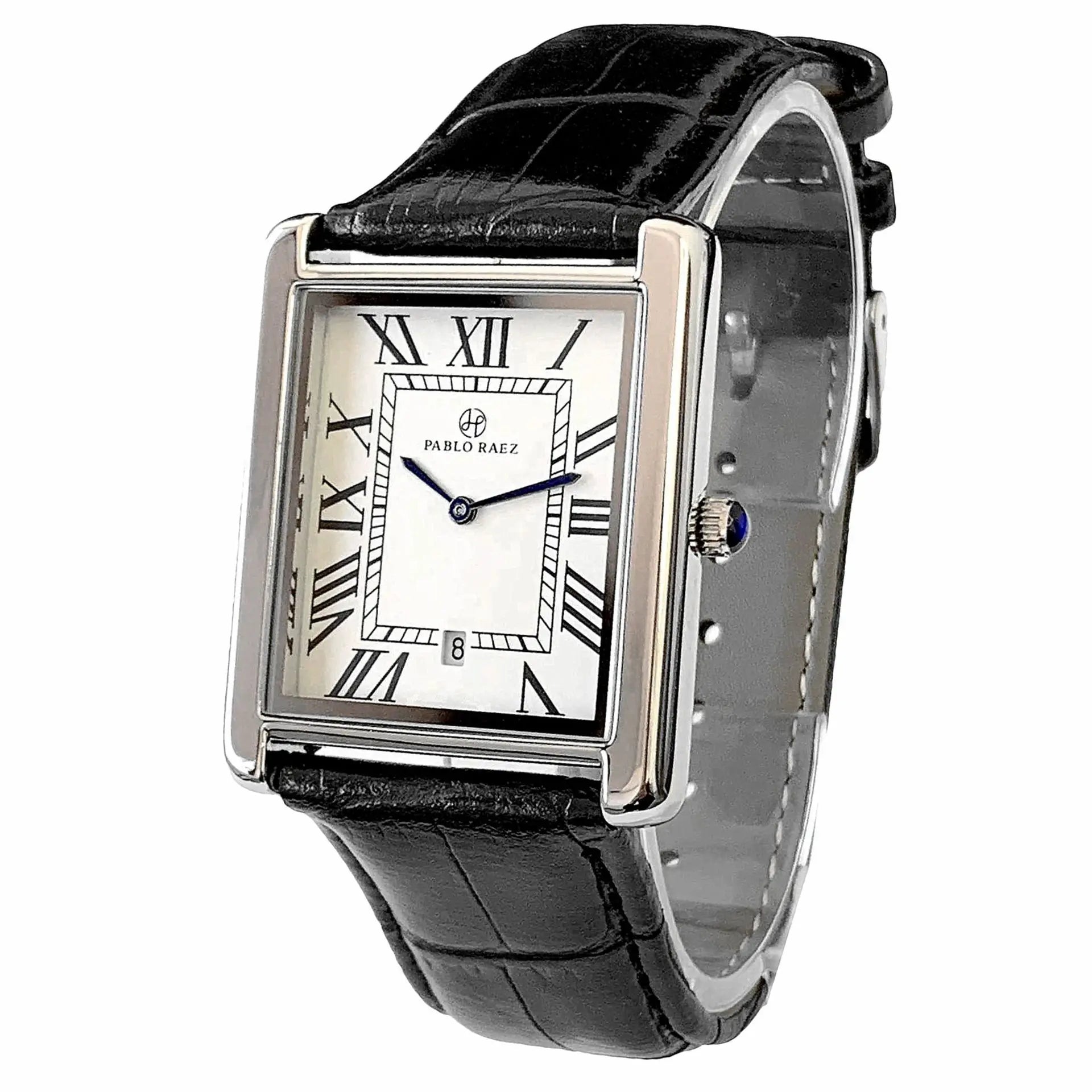 Classique Men's Watch, UltraThin Square Timepiece, 5mm Profile