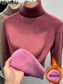 NÉVORA PLUSH, Women's Turtleneck Sweater