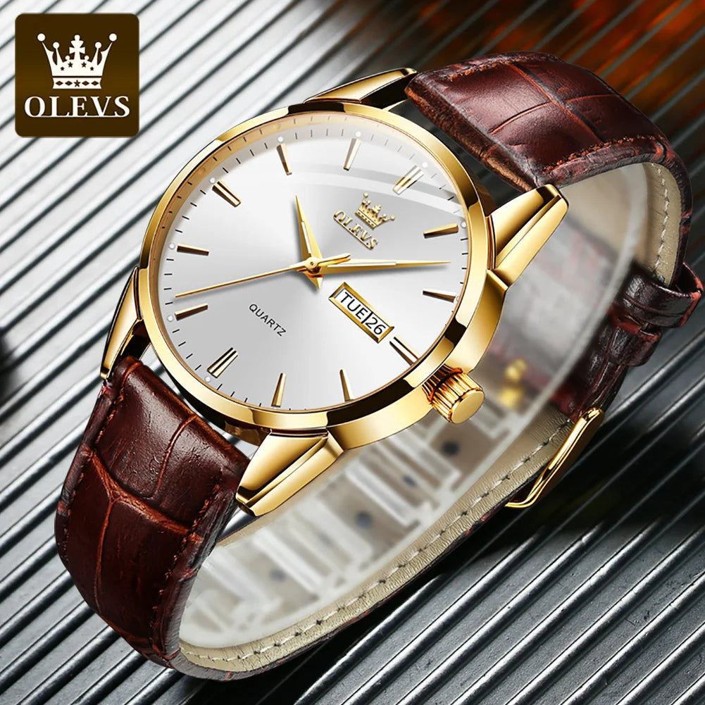 Tempus - Ultra-Slim 9mm Roman Numeral Watch & Leather Strap