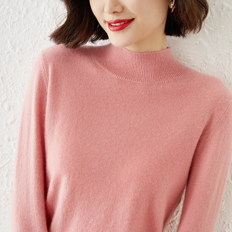 ÉVORA ESSENCE, Women's Turtleneck Sweater