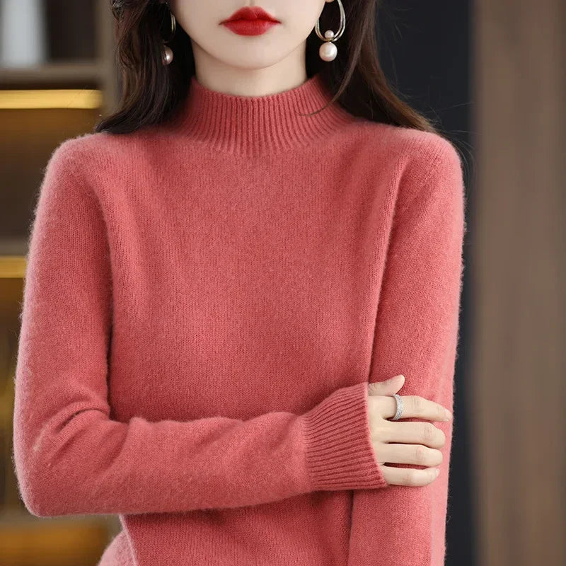 ÉVORA ESSENCE, Women's Turtleneck Sweater