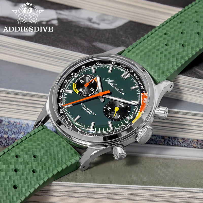 Legendary Men's Watch – Swiss Chronograph with Luminous Precision