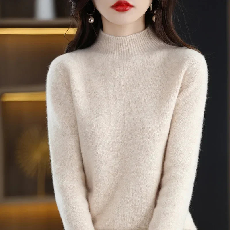 ÉVORA ESSENCE, Women's Turtleneck Sweater