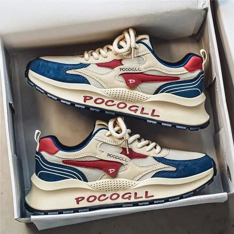 Men's Breathable Outdoor Trainers, Anti-Odour Summer Casual Shoes