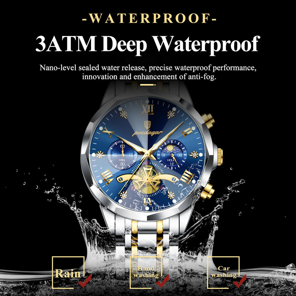 Imperium Men's Watch, Chronograph with Roman Numerals
