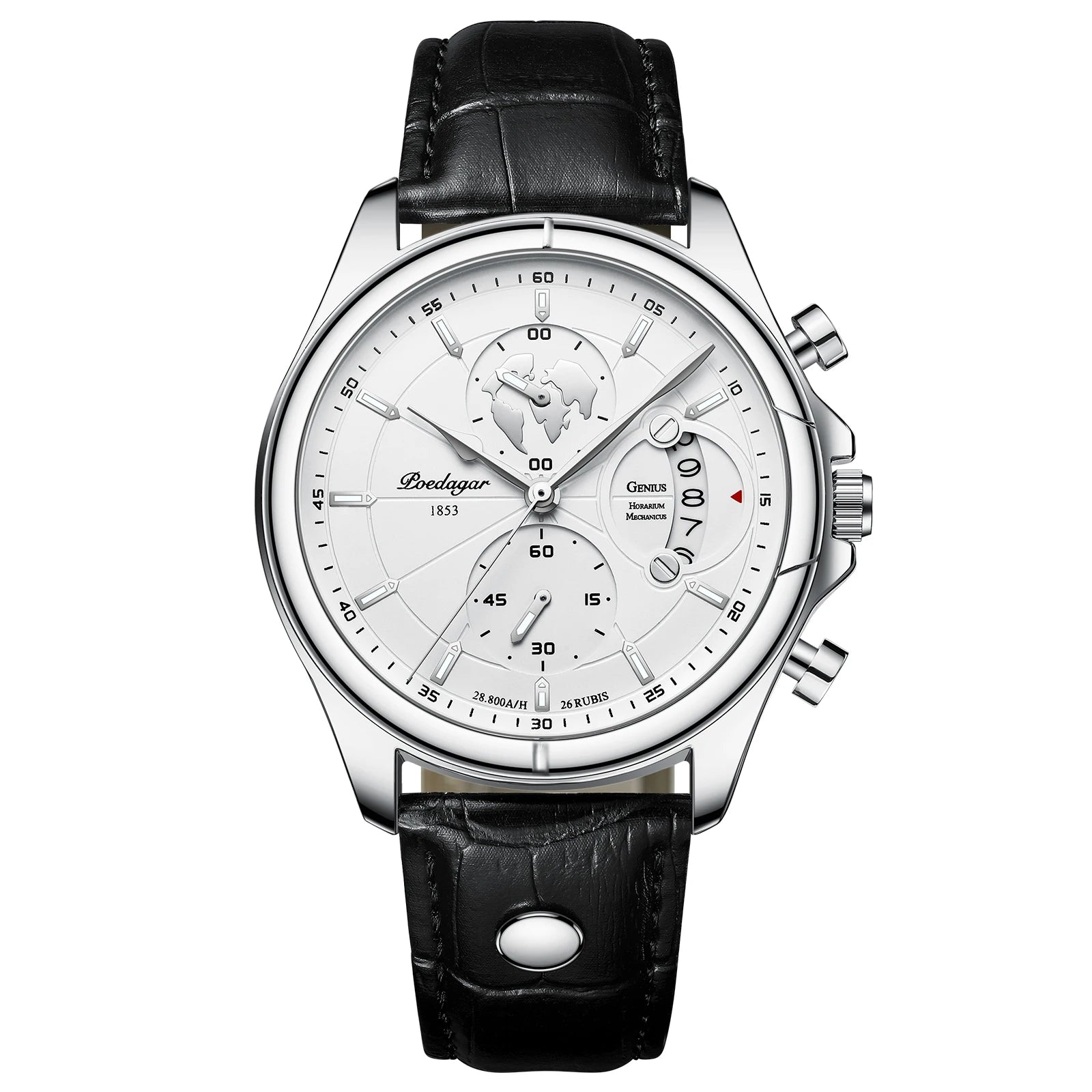 Heritage Men's Watch – World Map Dial Explorer Classic Edition