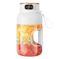 Portable Electric Juicer Blender Cup 1200ml – USB, 4 Blades